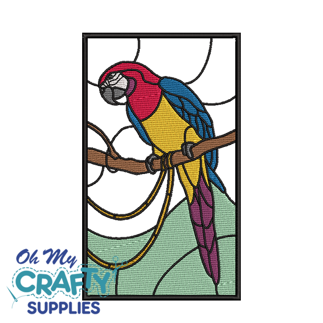 Macaw Parrot 42922 Embroidery Design
