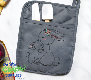 Mommy Baby Bunnies Embroidery Design - Oh My Crafty Supplies Inc.