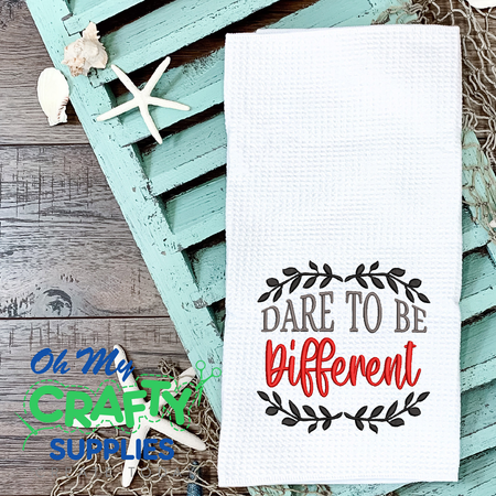 Be Different 2021 Embroidery Design - Oh My Crafty Supplies Inc.