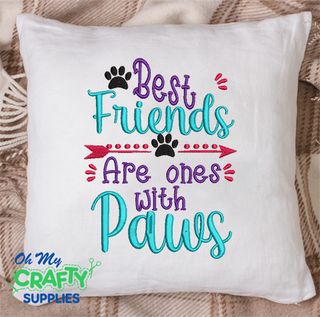 Best Friends with Paws 2021 Embroidery Design