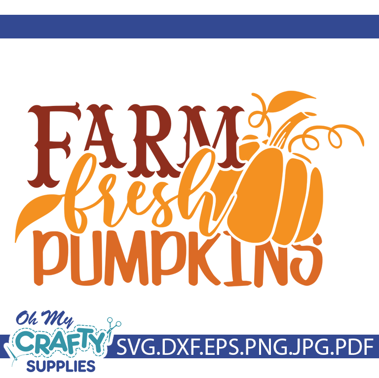 Farm Fresh Pumpkins 91021 SVG