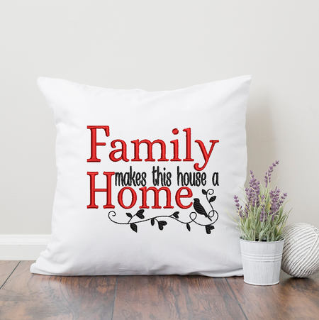 Family Home 2020 Embroidery Design - Oh My Crafty Supplies Inc.