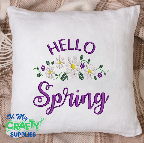 Hello Spring 4521 Embroidery Design