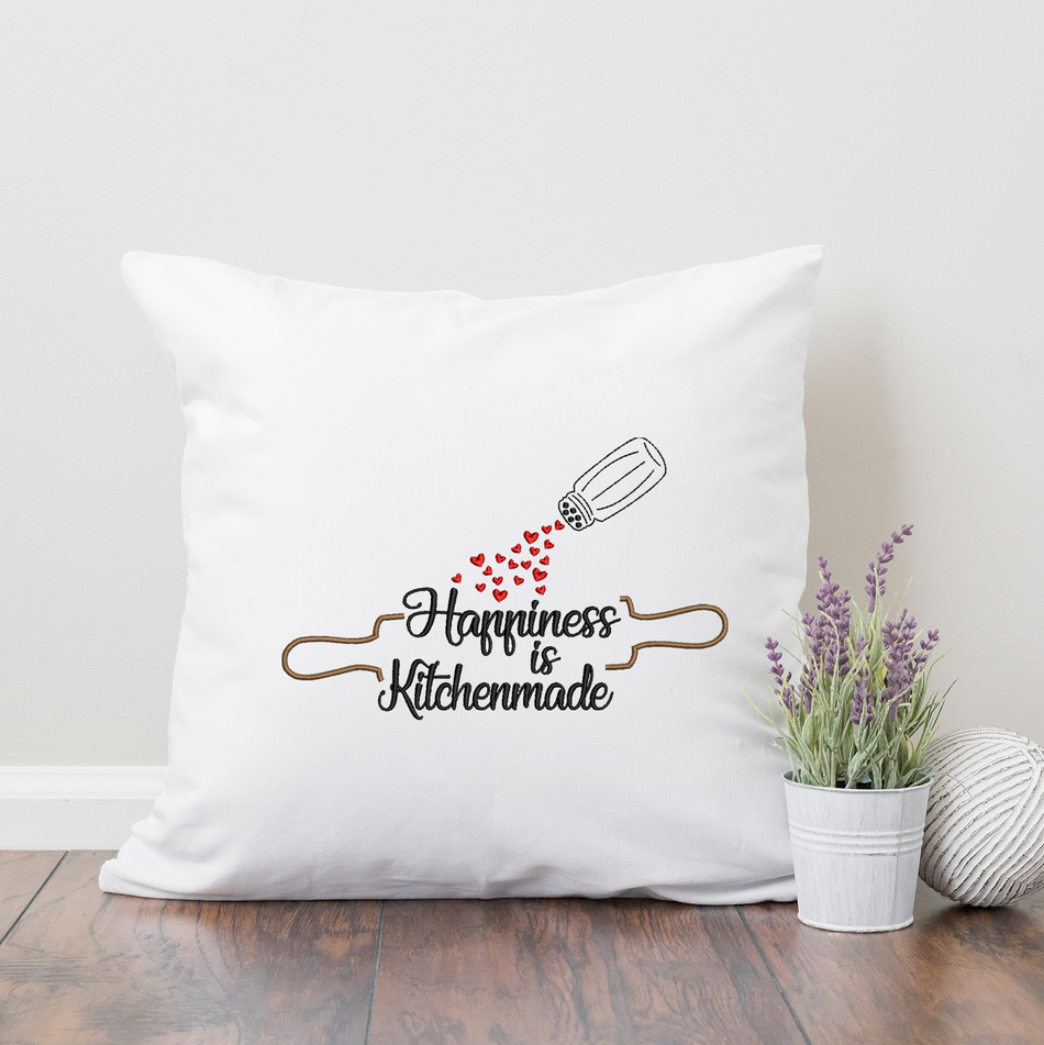 Happiness is Kitchenmade 2020 Embroidery Design - Oh My Crafty Supplies Inc.