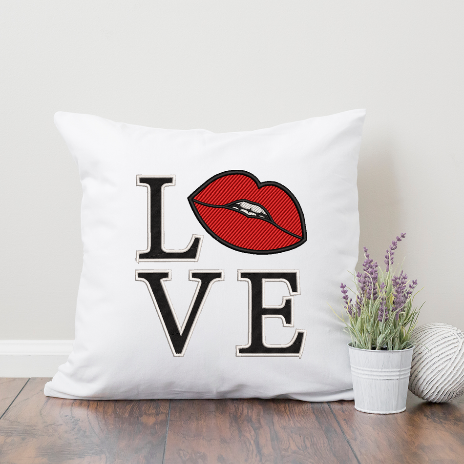 Love Lips 2020 Embroidery Design - Oh My Crafty Supplies Inc.