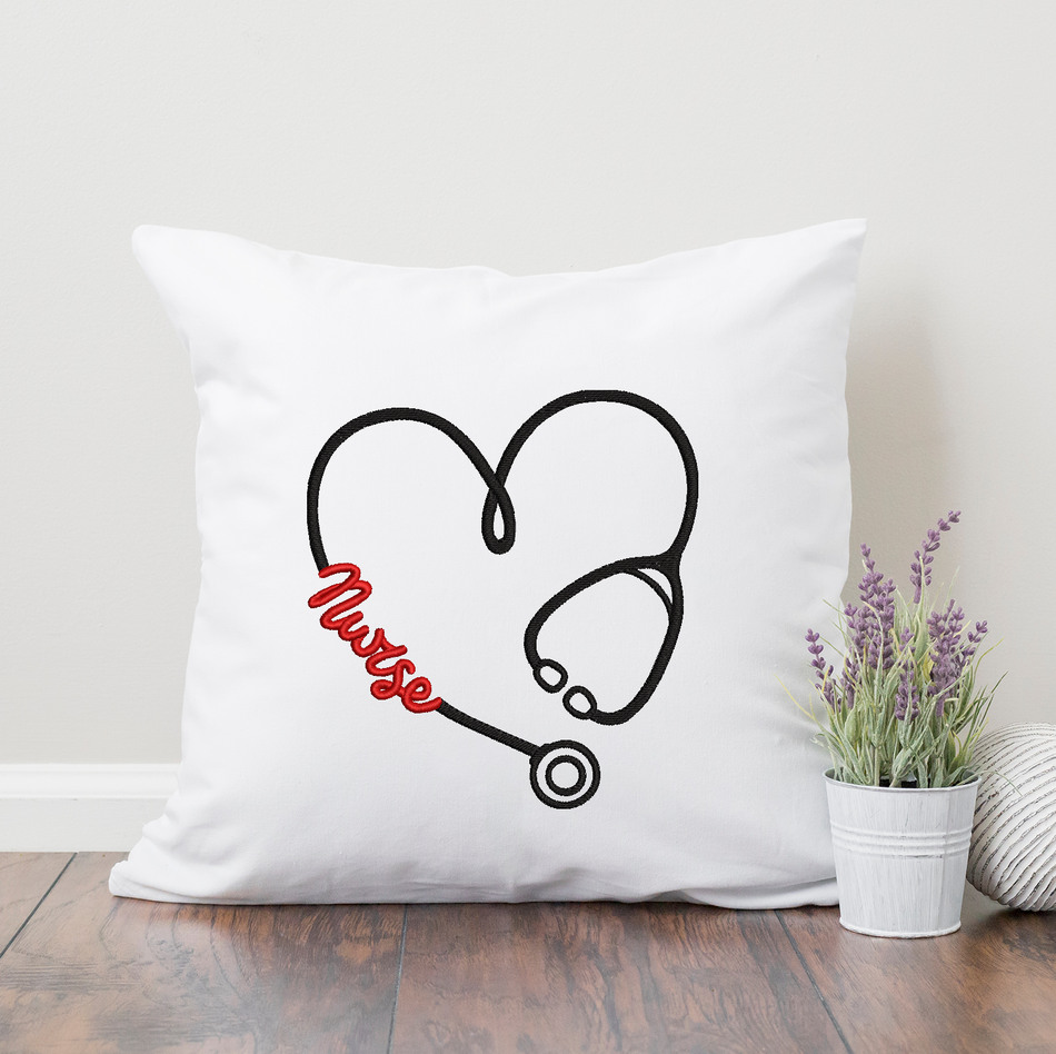 Nurse Heart 2020 Embroidery Design - Oh My Crafty Supplies Inc.