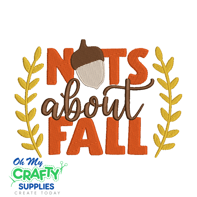 Nuts about Fall 2021 Embroidery Design
