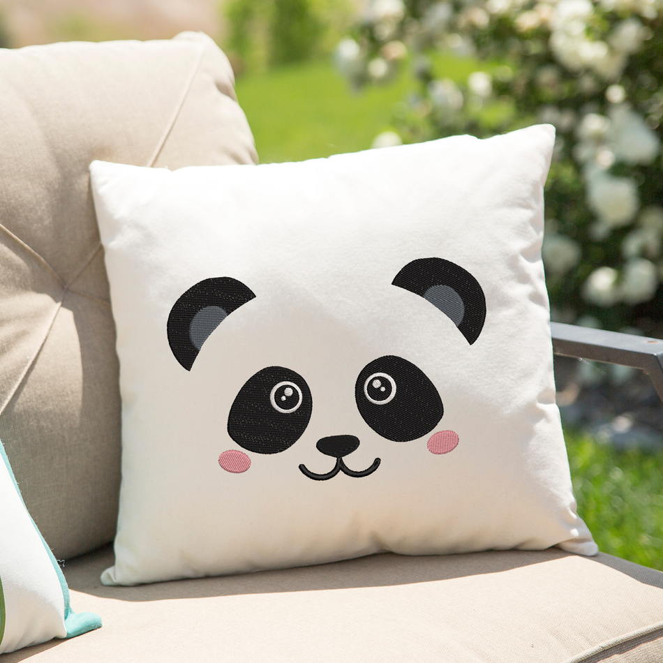 Panda Face 2020 Embroidery Design - Oh My Crafty Supplies Inc.