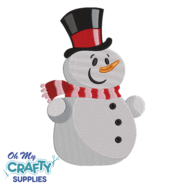 Top Hat Snowman Set 92421 Embroidery Design