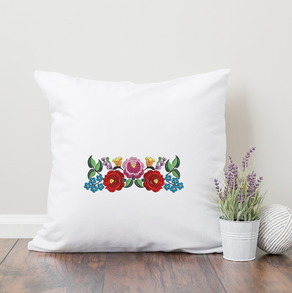 Spanish Floral Arrangement Embroidery Design - Oh My Crafty Supplies Inc.