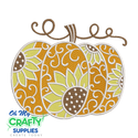 Sunflower Pumpkin 2021 Embroidery Design