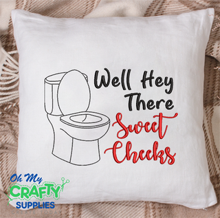 Hey Sweet Cheeks 2021 Embroidery Design