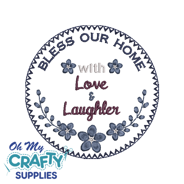 Bless Our Home 32022 Embroidery Design