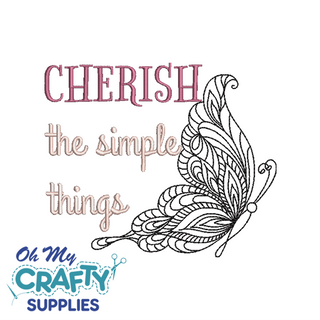 Cherish Simple Things 12122 Embroidery Design