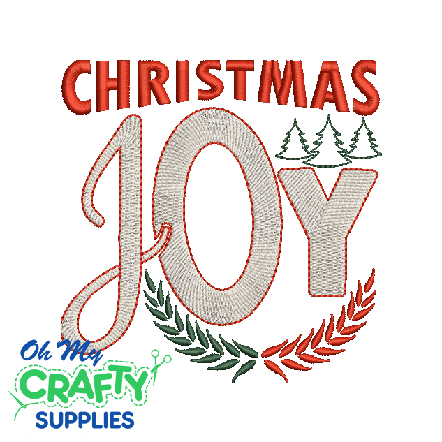 Christmas Joy 1014 Embroidery Design