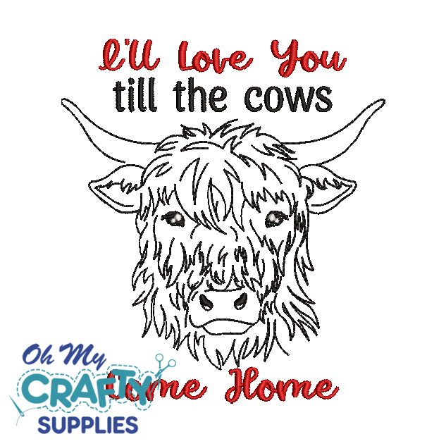 Cows Come Home 42922 Embroidery Design