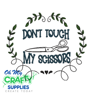 Don't Touch 89 Embroidery Design