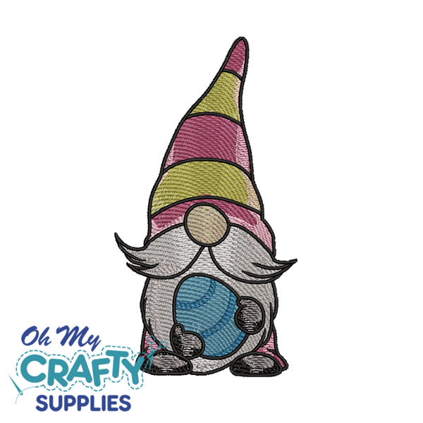 Gnome Easter Egg 32522 Embroidery Design