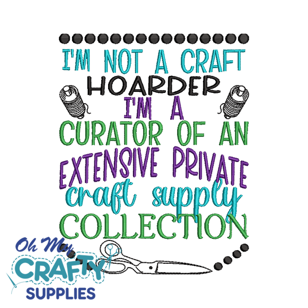 Extensive Private Craft Supply 527 Embroidery Design – Oh My Crafty ...