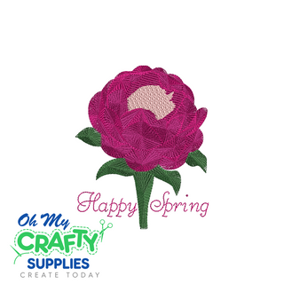 Happy Spring Flower 26 Embroidery Design