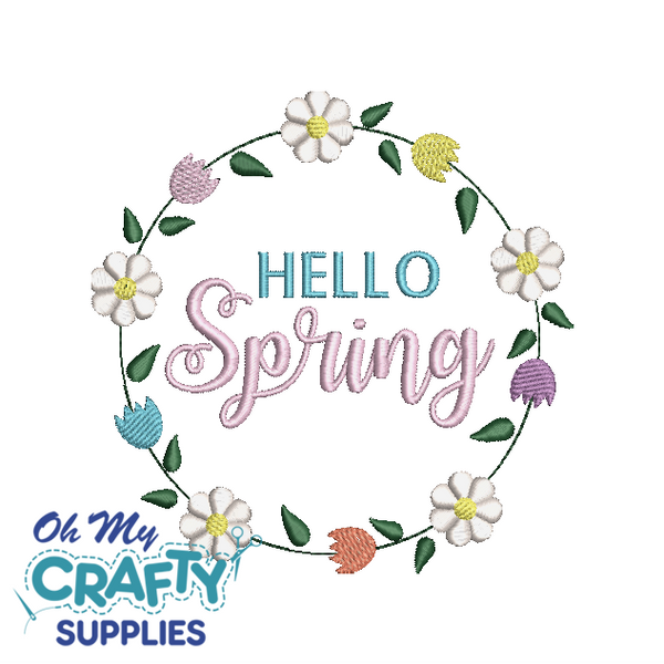 Hello Spring 31522 Embroidery Design