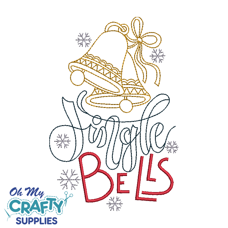 Jingle Bells 92521 Embroidery Design