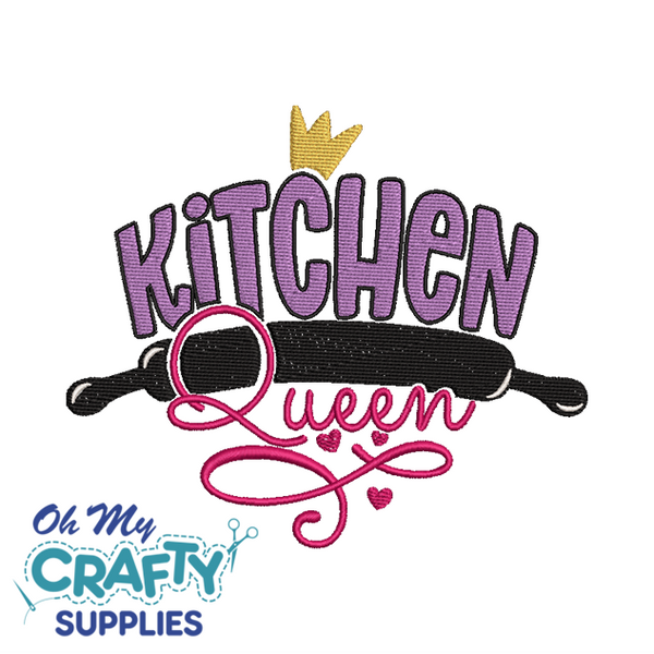 Kitchen Queen 610 Embroidery Design