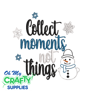 Moments Snowman 107 Embroidery Design