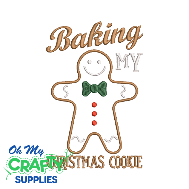 My Christmas Cookie 1016 Embroidery Design