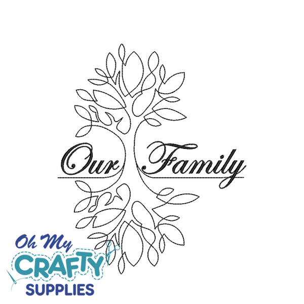Our Family 11522 Embroidery Design