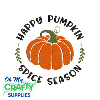 Pumpkin Spice Season 926 Embroidery Design