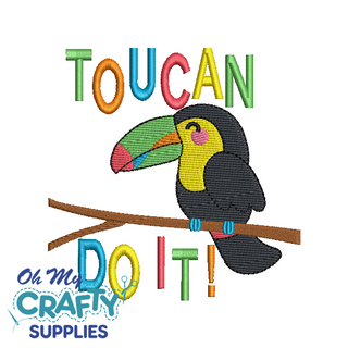 Toucan Do It 219 Embroidery Design