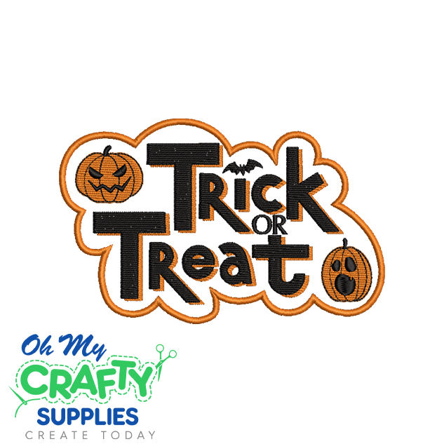 Trick or Treat 815 Embroidery Design