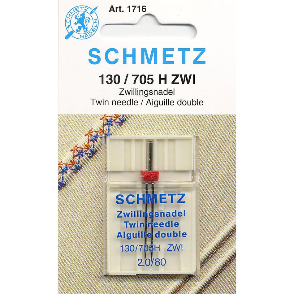 Schmetz Needle Twin 2.0/80
