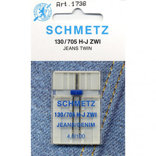 Schmetz Needle Denim Dbl 4.0/100