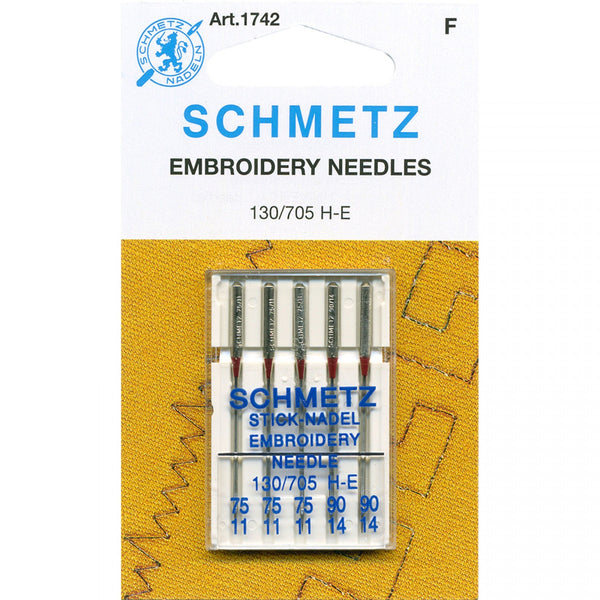 Schmetz Needle Embroidery Asst