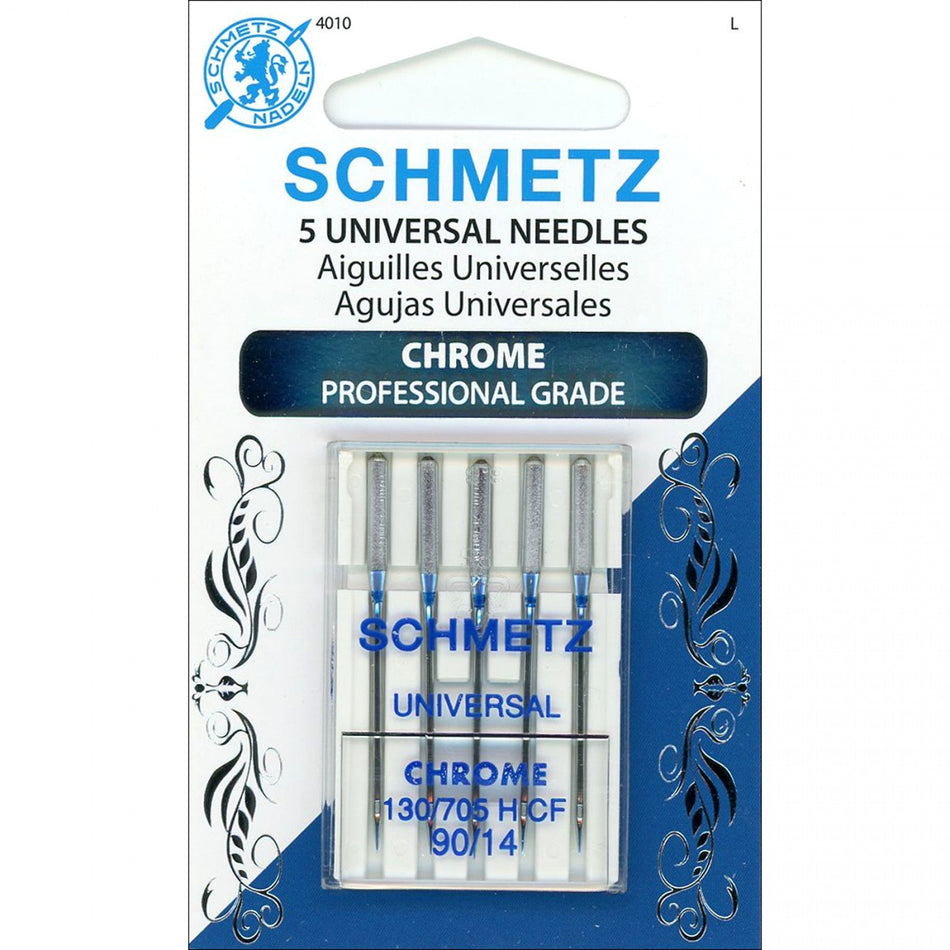 Schmetz Needle Chrome Univ 90/14