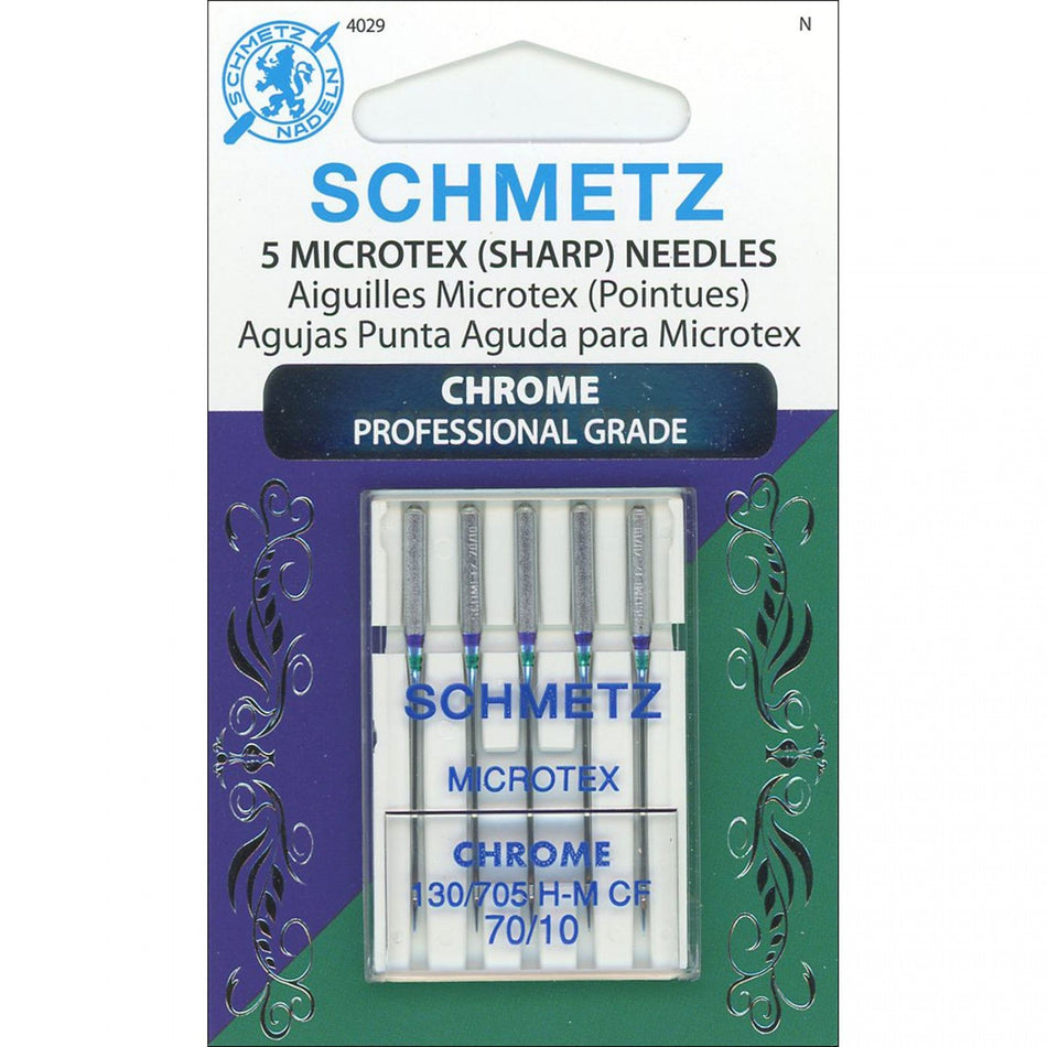 Schmetz Needle Chrome Micro 70/10