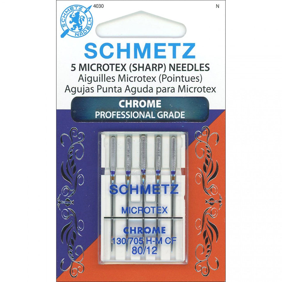 Schmetz Needle Chrome Micro 80/12