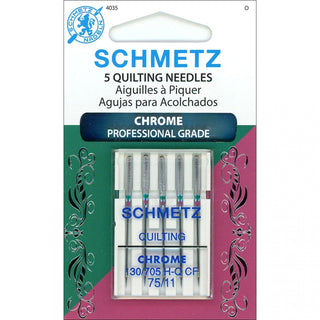 Schmetz Needle Chrome Quilt 75/11