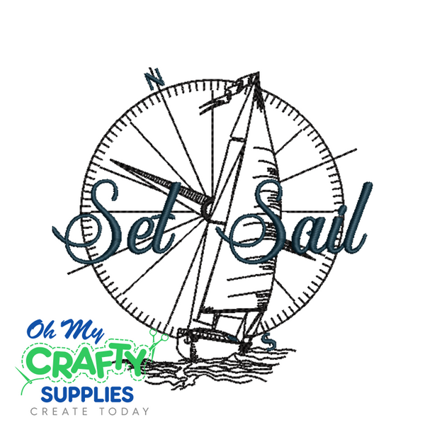 Set Sail 328 Embroidery Design