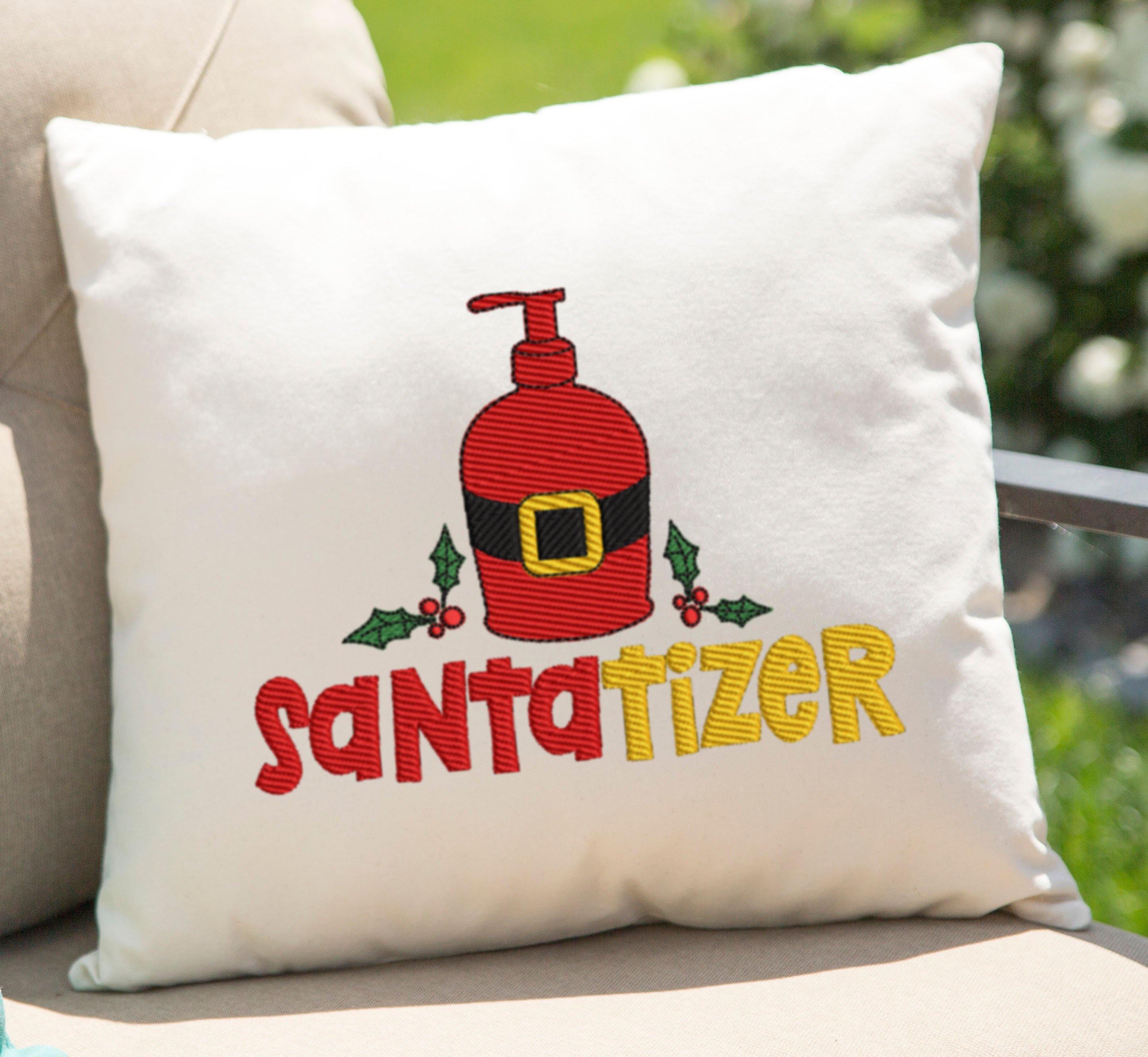 Santatizer Embroidery Design – Oh My Crafty Supplies Inc.