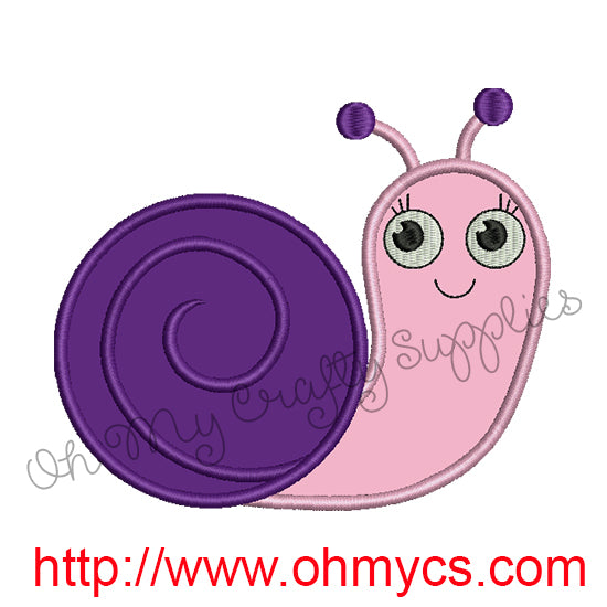 Snail Applique Design