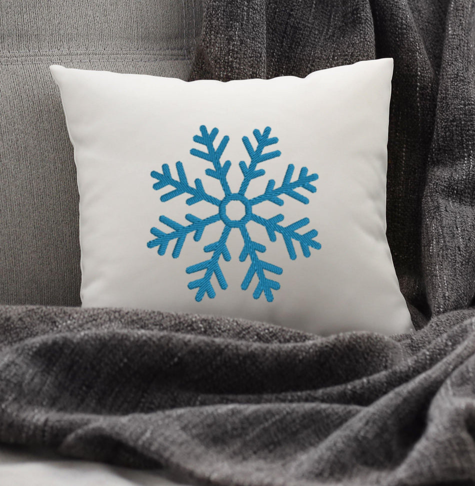 Solid Snowflake Embroidery Design - Oh My Crafty Supplies Inc.