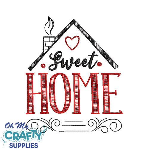 Sweet Home 1129 Embroidery Design