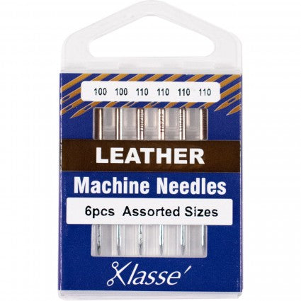 Klasse Leather Needle Asst 100/16 (x2), 110/18 (x4)
