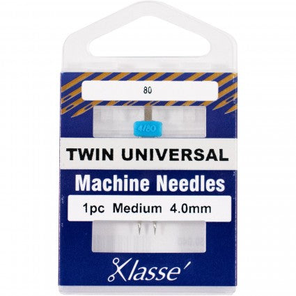 Klasse Twin Universal Needle 4.0mm/80 1 Needle