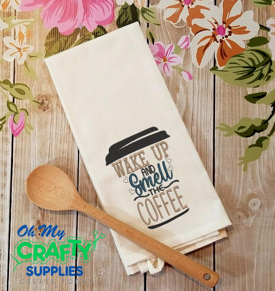Wake up and Smell the Coffee 2021 Embroidery Design - Oh My Crafty Supplies Inc.