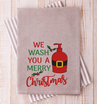 We Wish You Christmas Embroidery Design - Oh My Crafty Supplies Inc.