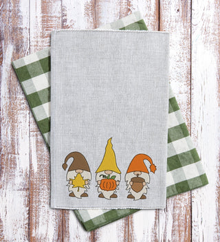 Autumn Gnomes Embroidery Design
